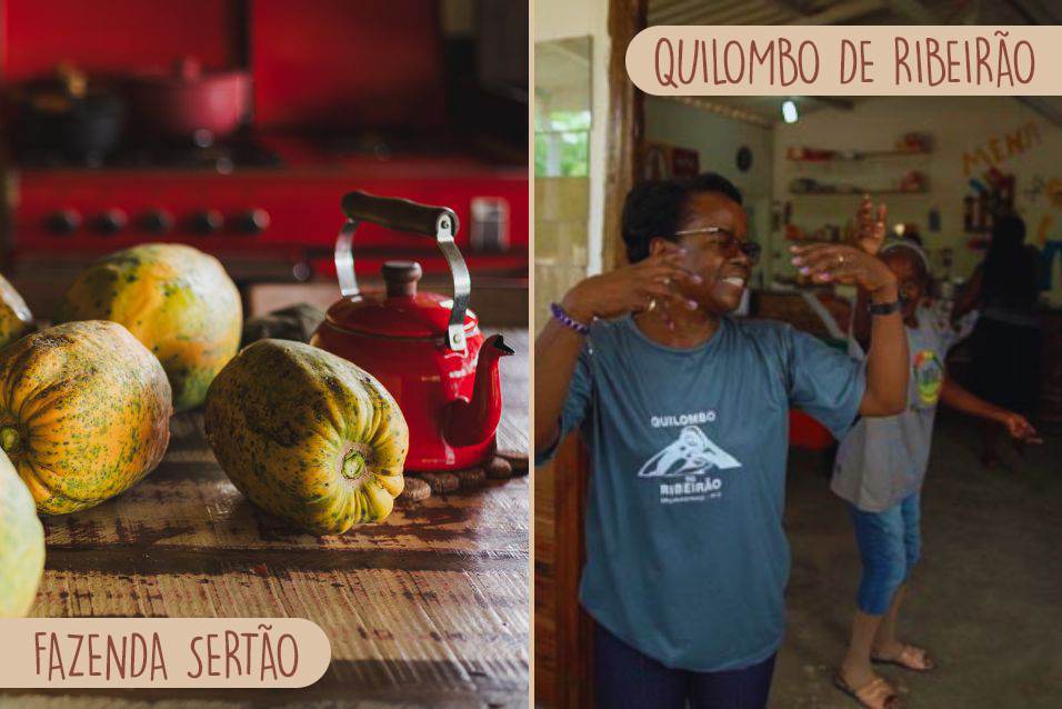 Floresta de Comer na Fazenda Sertão / Feijoada e Festejos no Quilombo de Ribeirão