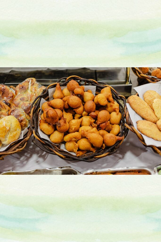Bolinho de chuva no Café da Cleide em Brumadinho