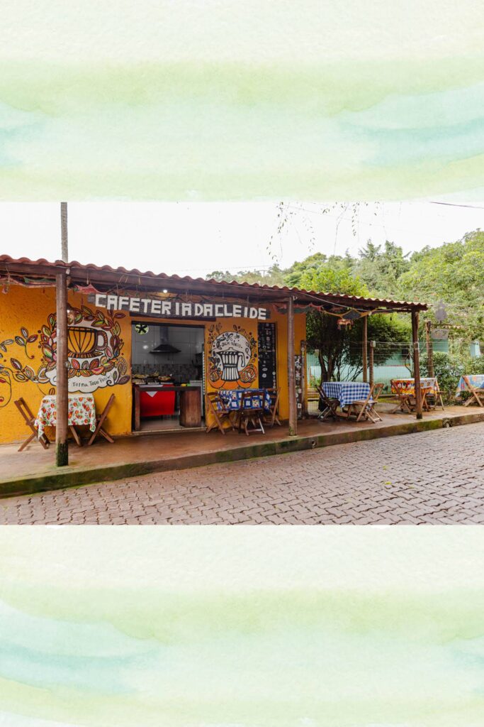 Entrada do Café da Cleide em Brumadinho, Minas Gerais