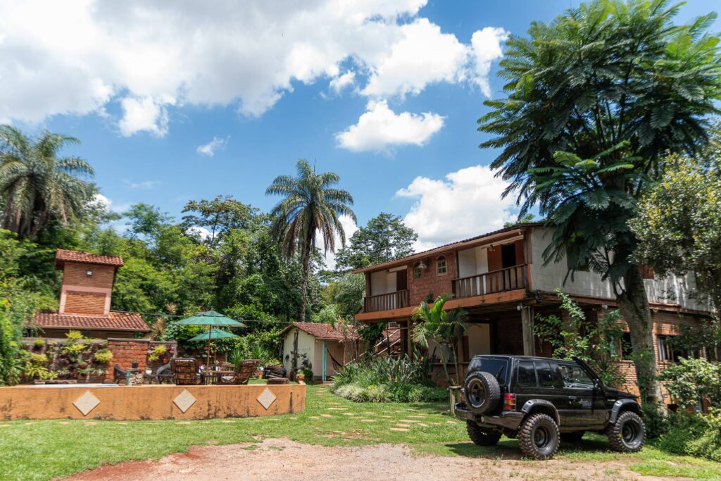 Quintal da Pousada Iandá em Brumadinho