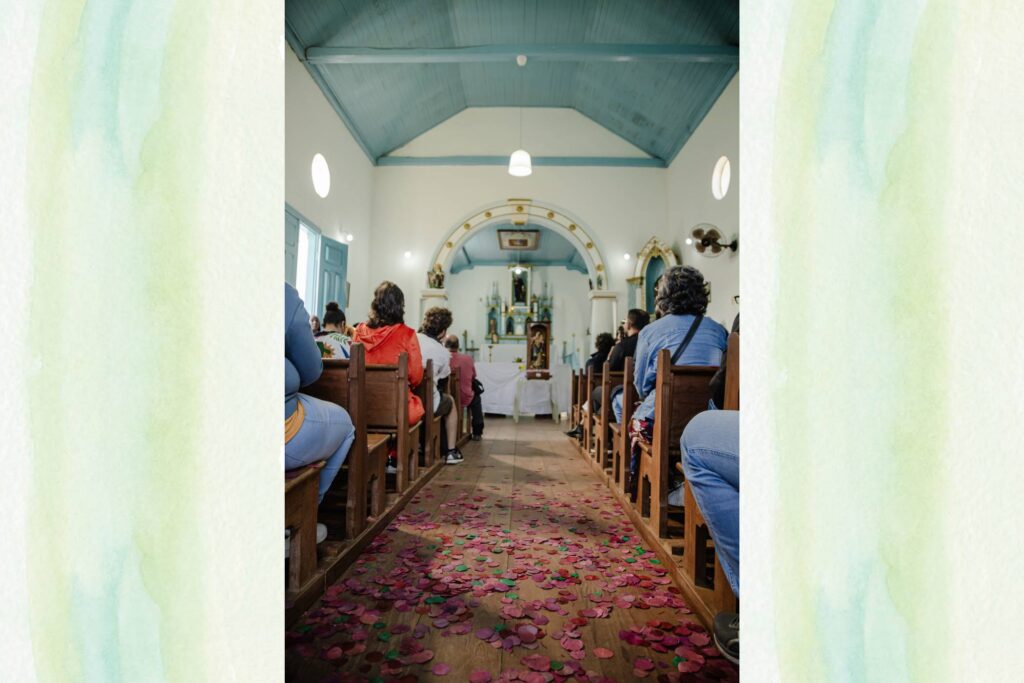 Quilombo do Sapé - interior da igreja histórica