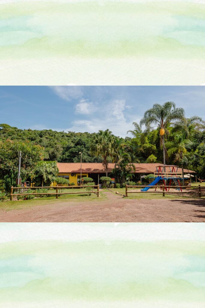 Entrada do Restaurante Rancho do Peixe em Brumadinho - Minas Gerais