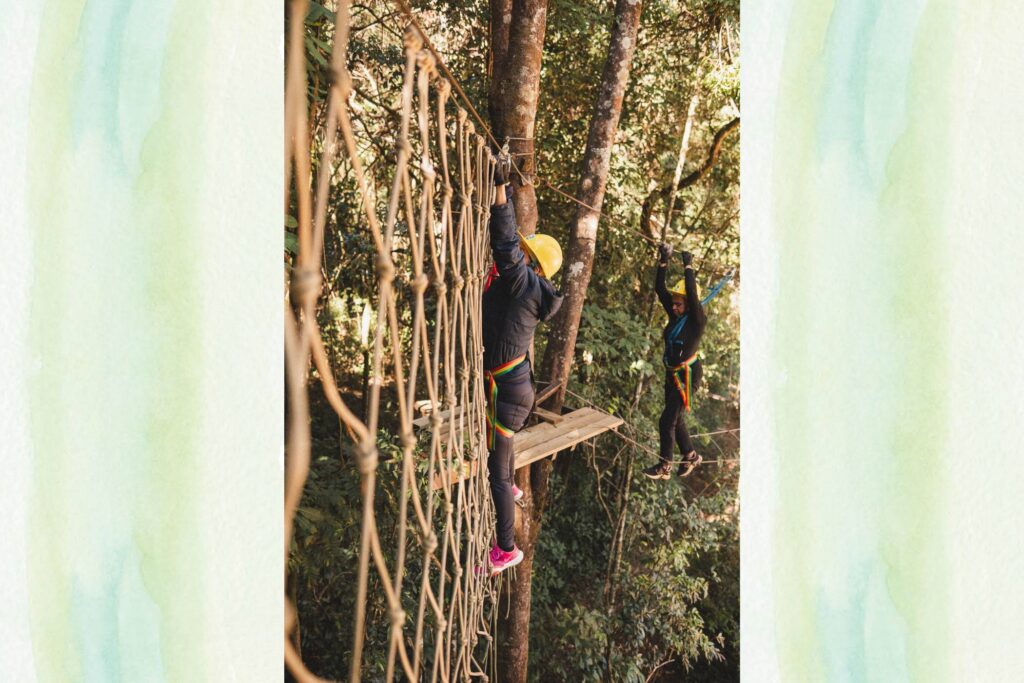 Verde Folhas trilha suspensa em brumadinho