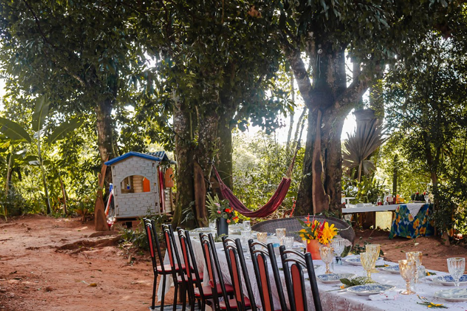 Vivência turística aprendendo no quintal, em Brumadinho Minas Gerais.