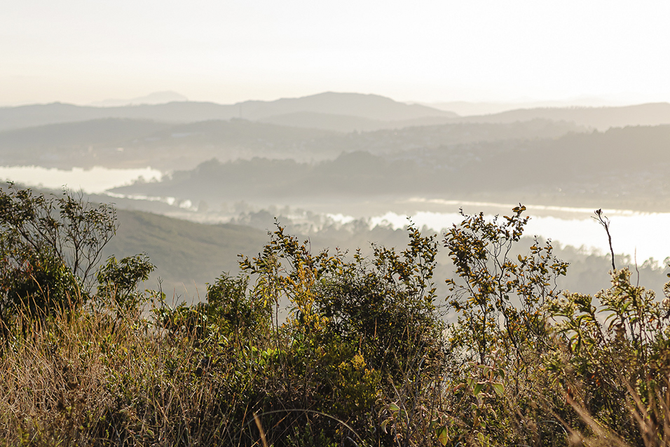 Vista panorâmica das montanhas de Brumadinho em Minas Gerais