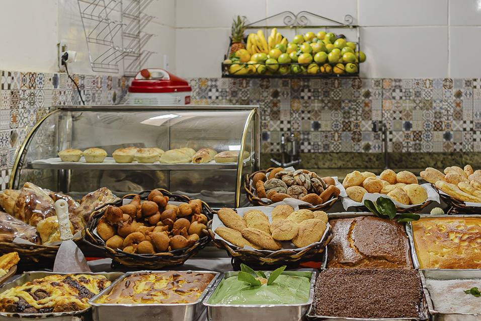 Quitandas mineiras do Café da Cleide em Casa Branca - Brumadinho.