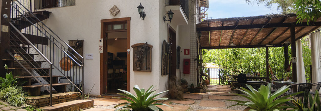 Varanda da Villa Rica Pousada Boutique em Brumadinho, Minas Gerais