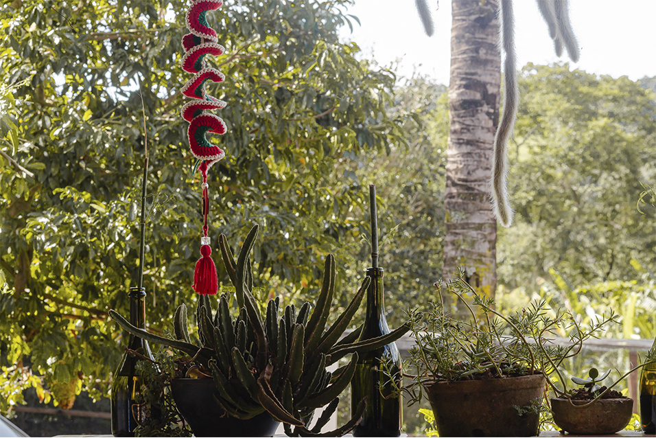 Vista para a varanda do Aprendendo no Quintal em Brumadinho