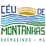 Logo quadrado e colorido do Céu de Montanhas
